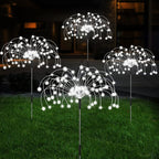 Solar LED Ambient Lighting for Garden Paths and Outdoor Decorations White