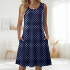 Luna | Short Women’s Summer Dress with Floral Pattern and Pockets