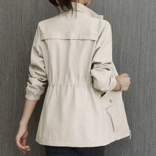 Catherine | Women’s Lightweight Waterproof Trench Coat Beige