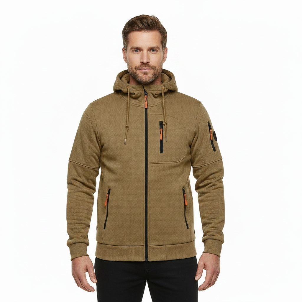 Hommes | Men's Jacket | Full Zip with Multiple Pockets