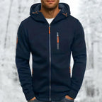 Hommes | Men's Jacket | Full Zip with Multiple Pockets Navy blue