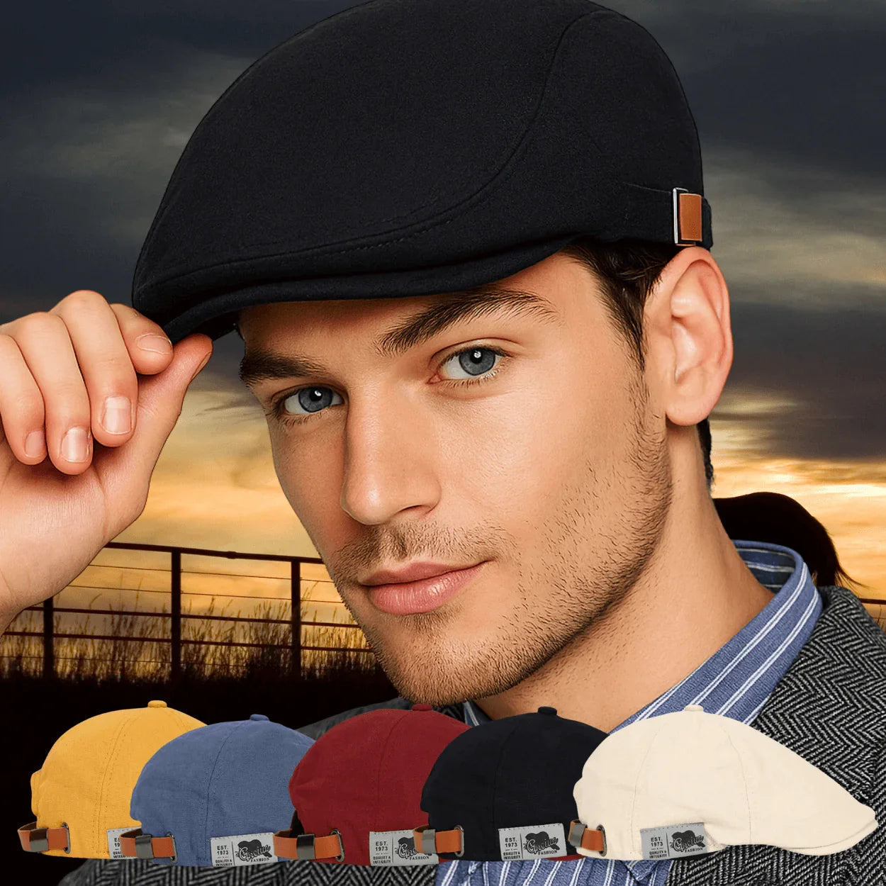 Hommes | Timeless and Elegant Flat Cap for Men
