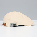 Hommes | Timeless and Elegant Flat Cap for Men Beige