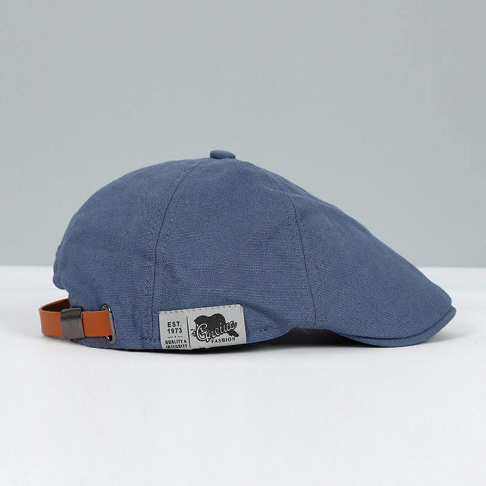 Hommes | Timeless and Elegant Flat Cap for Men Blue