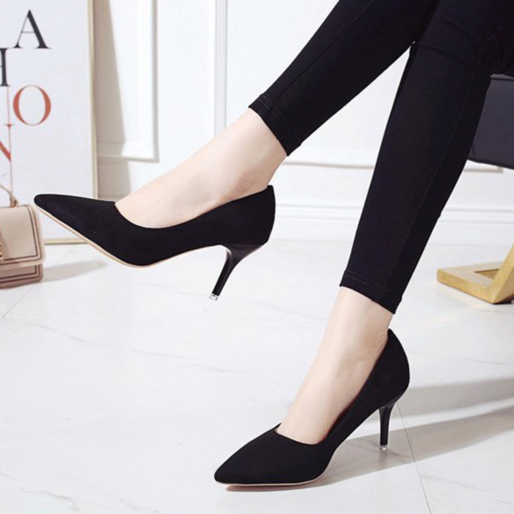 Luma | Women's Pointed Stiletto Heels – High-Gloss Finish & Elegant High Heel Design