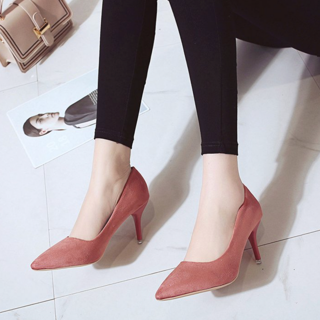 Luma | Women's Pointed Stiletto Heels – High-Gloss Finish & Elegant High Heel Design