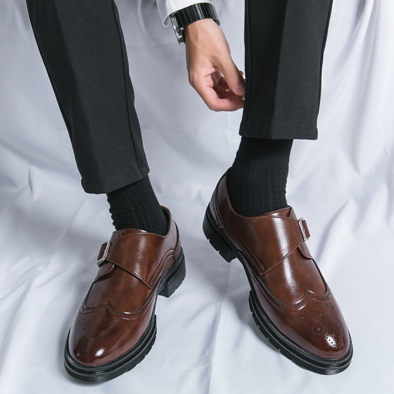 Sarto | Men's Buckle Dress Shoes – Luxury Tailored Monk Strap Shoe & Precision Comfort