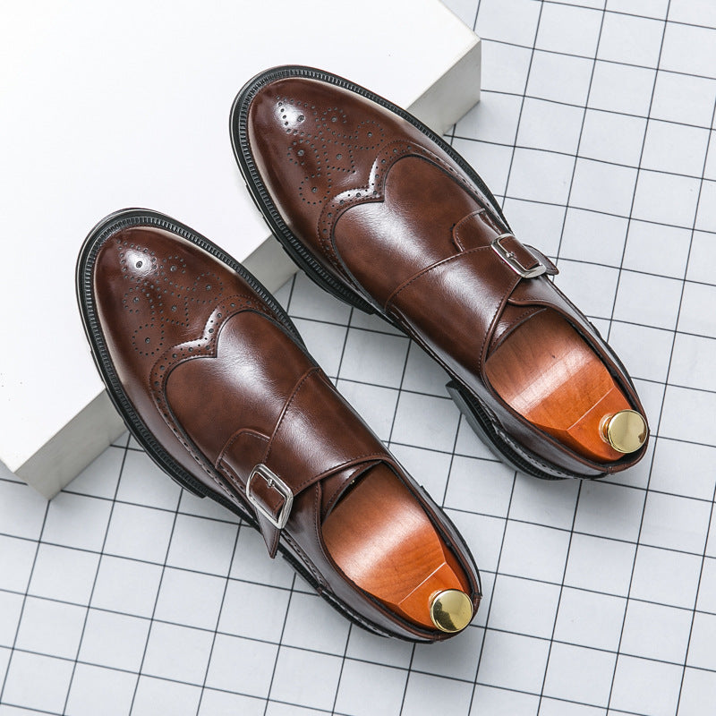 Sarto | Men's Buckle Dress Shoes – Luxury Tailored Monk Strap Shoe & Precision Comfort