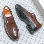 Sarto | Men's Buckle Dress Shoes – Luxury Tailored Monk Strap Shoe & Precision Comfort