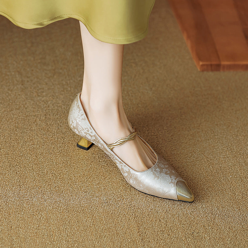 Savana | Women’s Kitten Heels – Chic Pointed-Toe Slingback & Refined All-Day Elegance