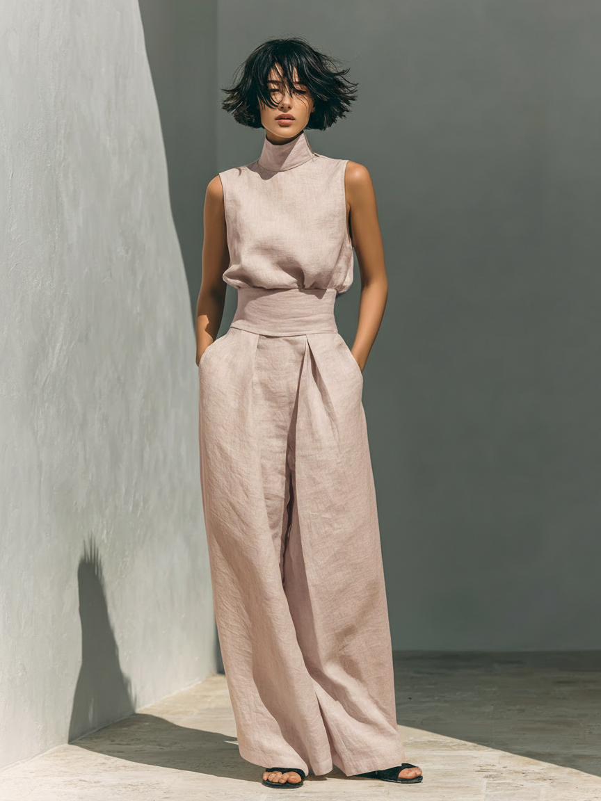 Miva | Sophisticated Cotton Women Jumpsuit