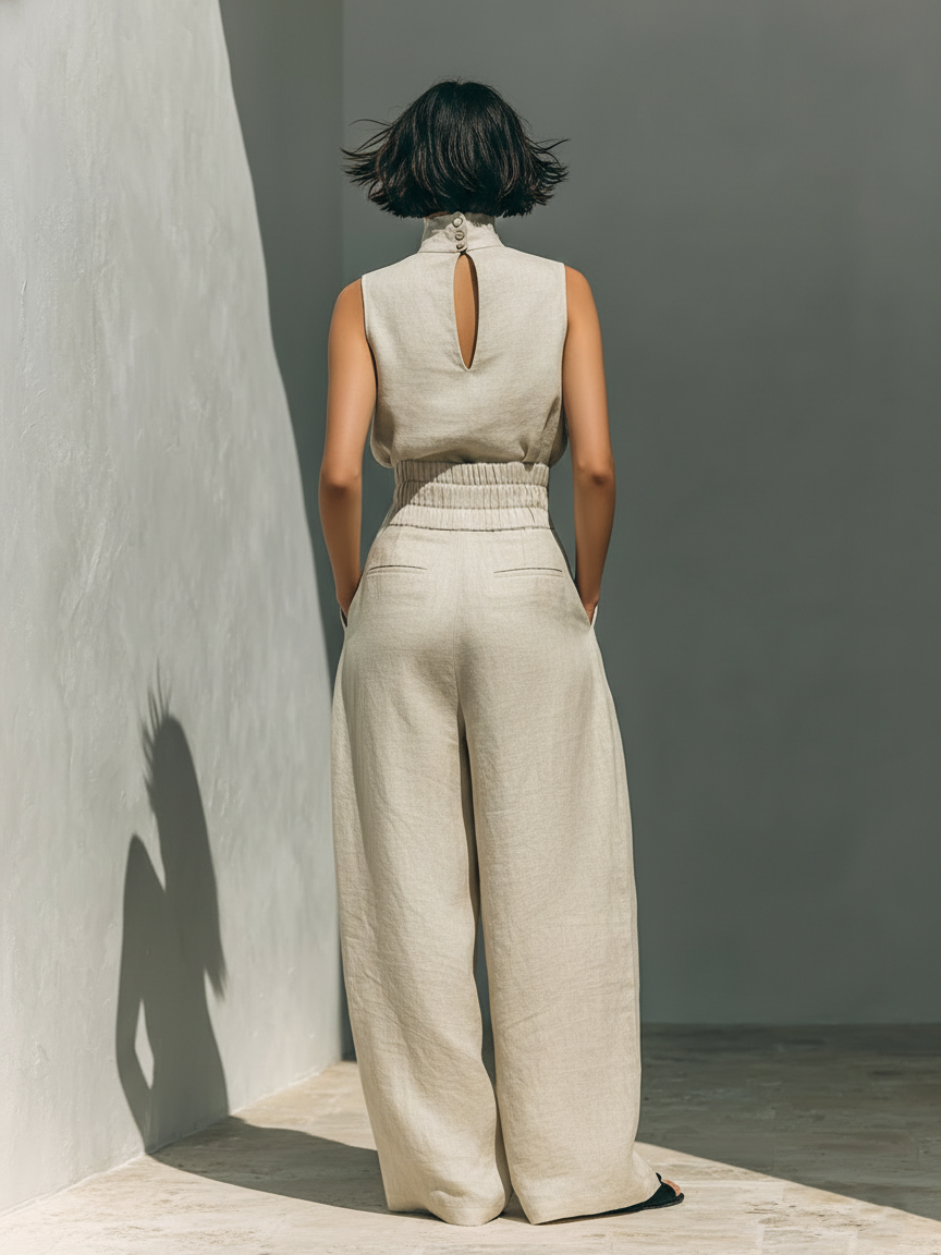 Miva | Sophisticated Cotton Women Jumpsuit