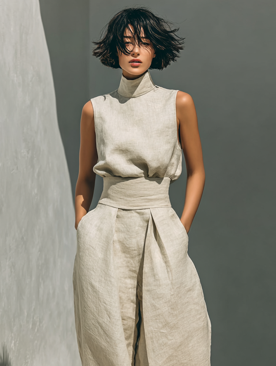 Miva | Sophisticated Cotton Women Jumpsuit