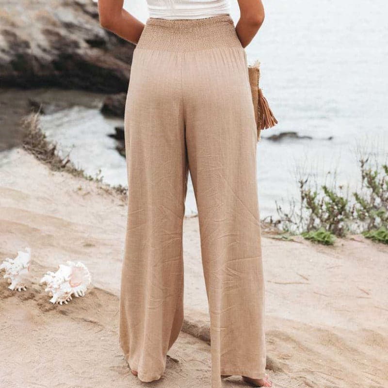 Amore | Women's Smocked Draped Pants