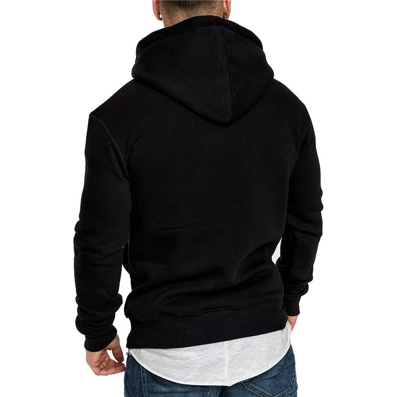 Ranches | Casual Hoodie for Men - With Kangaroo Pocket and White Drawstring