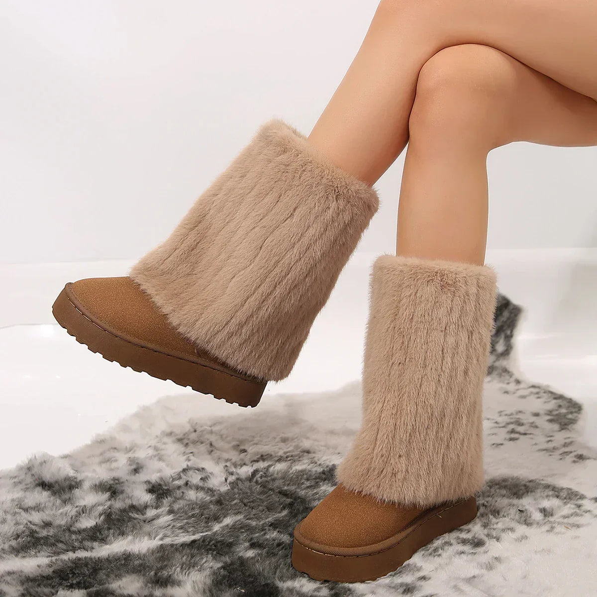 Isana | Boots For Women | Tall Shaft Platform Base