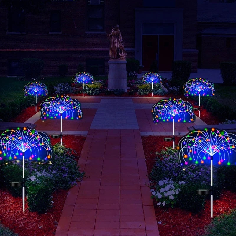 Solar LED Ambient Lighting for Garden Paths and Outdoor Decorations