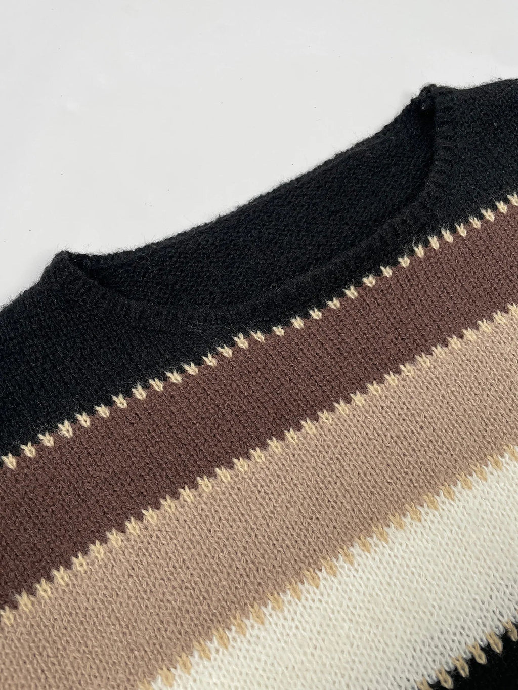 Flōre | Women's Striped Loose Fit Sweater - Oversized Knit Pullover & Slouchy Jumper