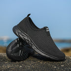 Admire | Unisex Sport Running Sneakers - Lightweight Breathable Shoes for Men & Women Black