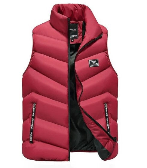 Wilshire | Men’s Puffer Vest Jacket Red