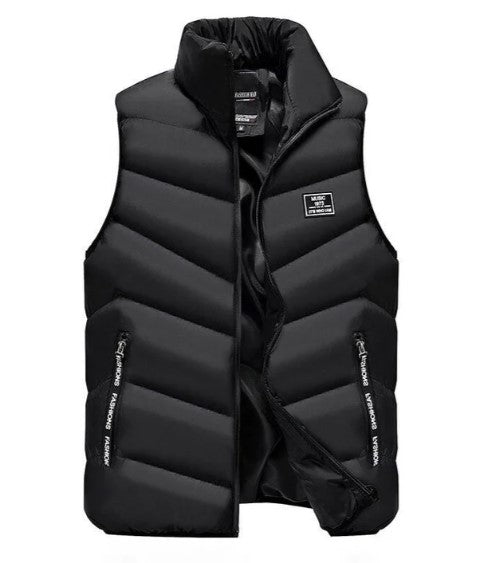 Wilshire | Men’s Puffer Vest Jacket Black
