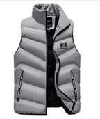 Wilshire | Men’s Puffer Vest Jacket Grey