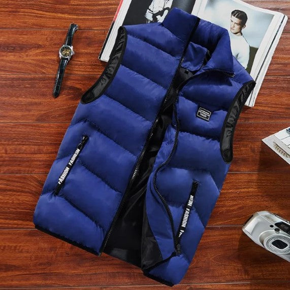 Wilshire | Men’s Puffer Vest Jacket Blue