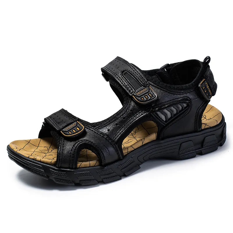 Sephira | Unisex Sandals – Adjustable Velcro, Optimal Support & Comfortable Design Black