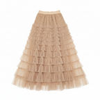 Sephira | Women's Fluffy Tulle Maxi Skirt – Elegant Tiered Look & Airy Style