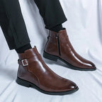 Sergio | Men's Genuine Leather Chelsea Boots – Luxury Waterproof Ankle Boot & Tailored Slimming Silhouette