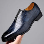 Sevilla | Men's Genuine Leather Loafers – Luxury Designer Driving Shoes & Tailored Classic Slip-On Blue