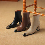 Isana | Boots For Women | Pointed Toe Block Heel Style