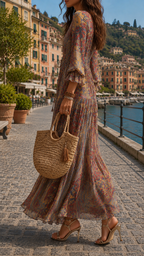 Amore | Elegant and Flowing Bohemian Maxi Dress