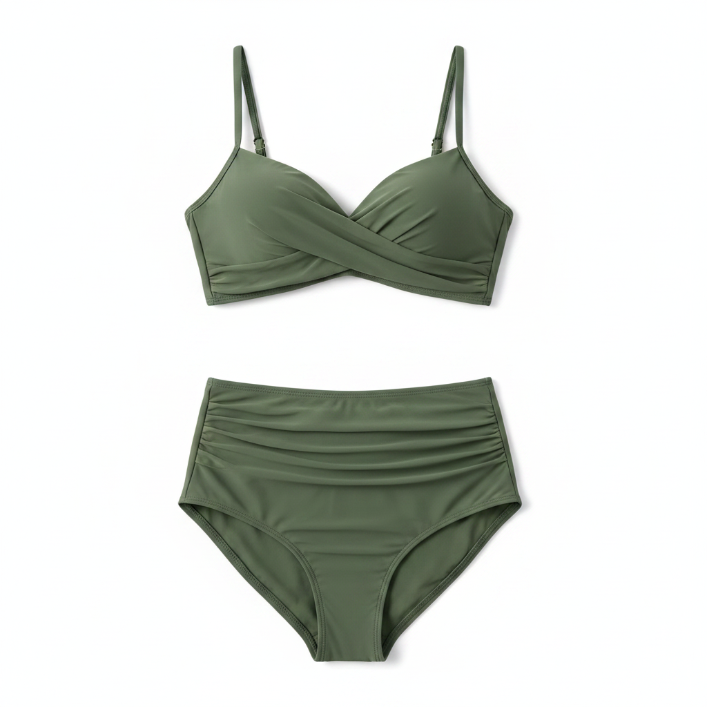Women’s Designer Bikini Set – High-Sheen Compression Fiber, Sculptural Contour & Provocative Shoreline Glamour