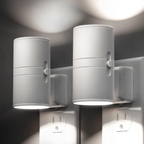 Smart LED Night Light with Day-Night Sensor and Stepless Dimming – Plug & Play Solution for the Home White