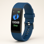 Smartwatch With Health Monitoring For Seniors Battery Life Blue