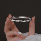 Amore | Silver Bracelet for Women – Braided, Elegant and Timeless Jewellery