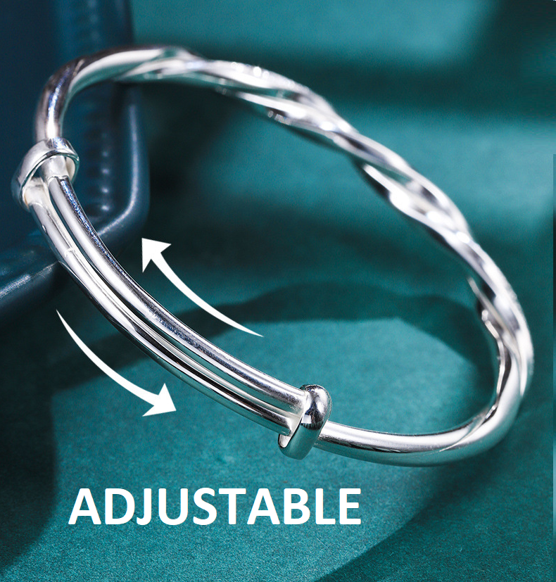 Amore | Silver Bracelet for Women – Braided, Elegant and Timeless Jewellery