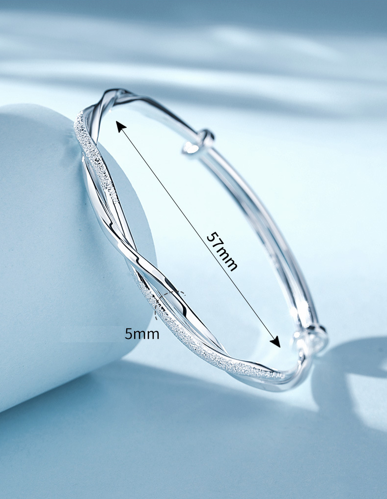 Amore | Silver Bracelet for Women – Braided, Elegant and Timeless Jewellery