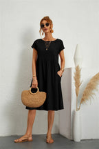 Vanity | Women's Modern Dress – Contemporary Silhouette & Architectural Cut black