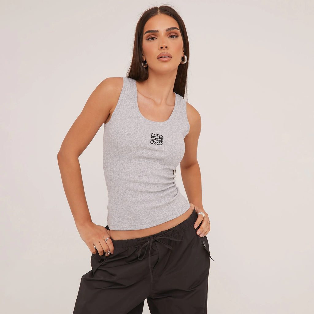 Tank Top Silky Cotton Minimalist Design Summer