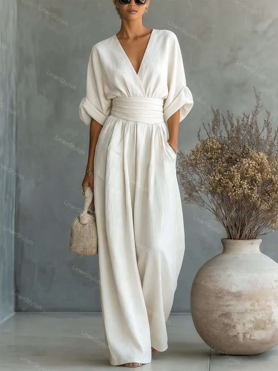 Martina | Elegant and Comfortable Women's Jumpsuit with V-Neck