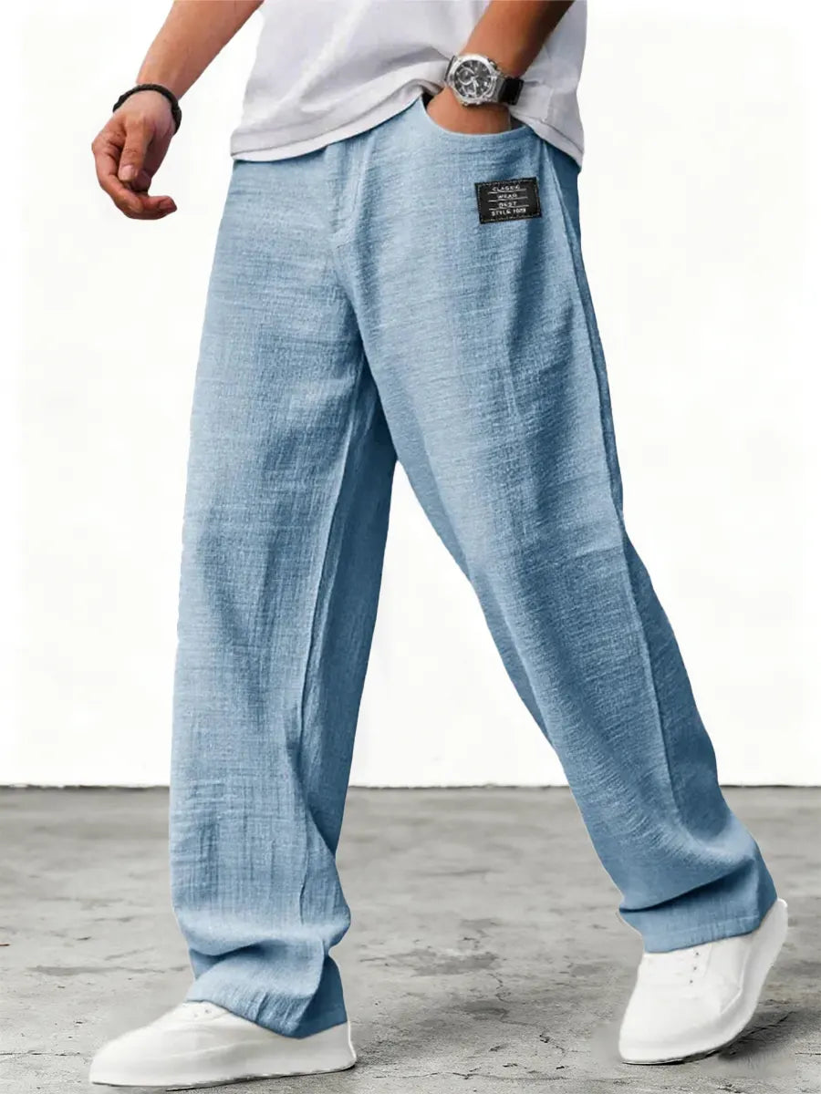 Oliver | lightweight and breathable trousers Blue