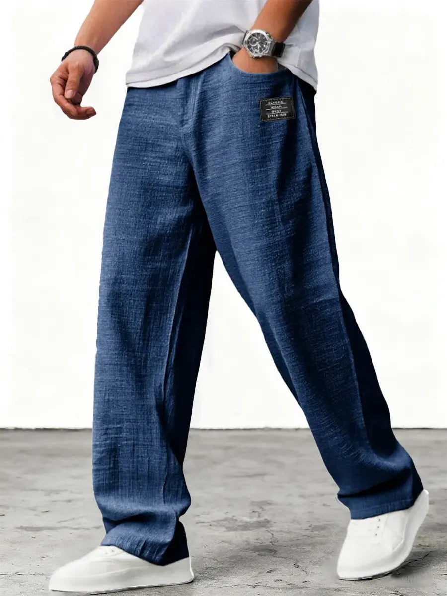 Oliver | lightweight and breathable trousers Navy Blue