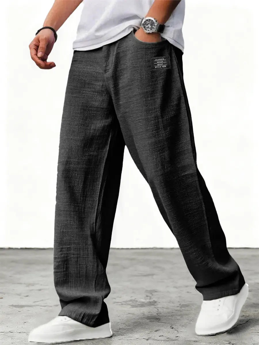 Oliver | lightweight and breathable trousers Black