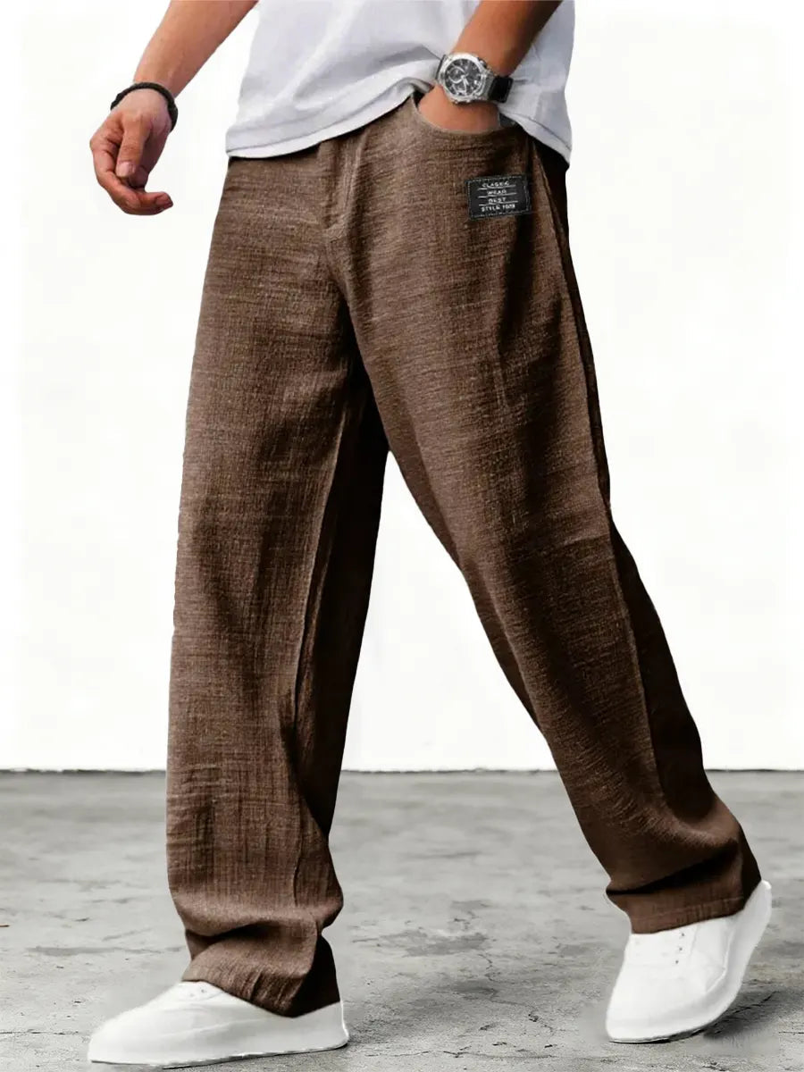 Oliver | lightweight and breathable trousers Coffee