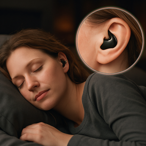 Trådløse Bluetooth-Hovedtelefoner Designet Efter Ørets Form Fjerlette