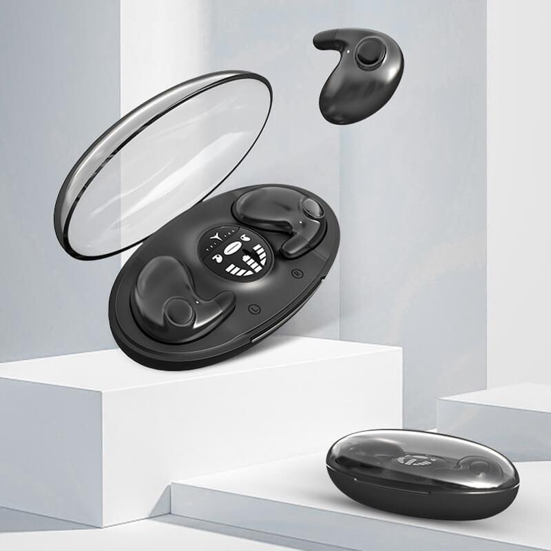 Trådløse Bluetooth-Hovedtelefoner Designet Efter Ørets Form Fjerlette