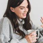 Trådløse Bluetooth-Hovedtelefoner Designet Efter Ørets Form Fjerlette