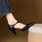 Triana | Women’s Genuine Leather Heels – Chic Artisan Stiletto & Refined Slimming Silhouette